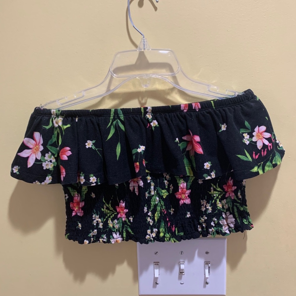 2 piece tube top and short set